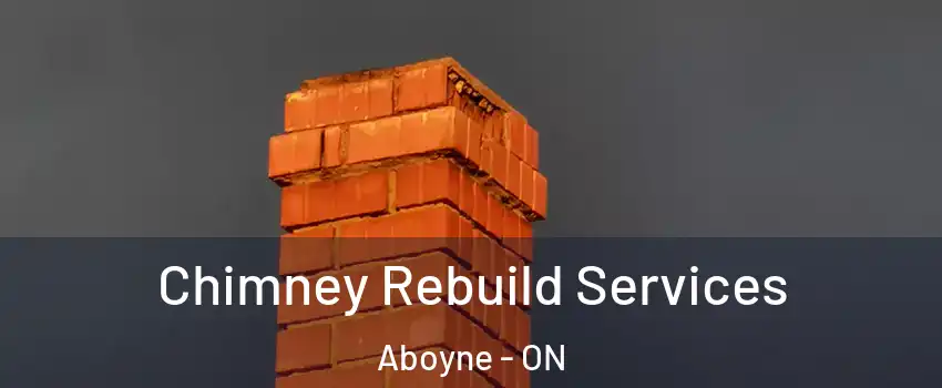  Chimney Rebuild Services Aboyne - ON