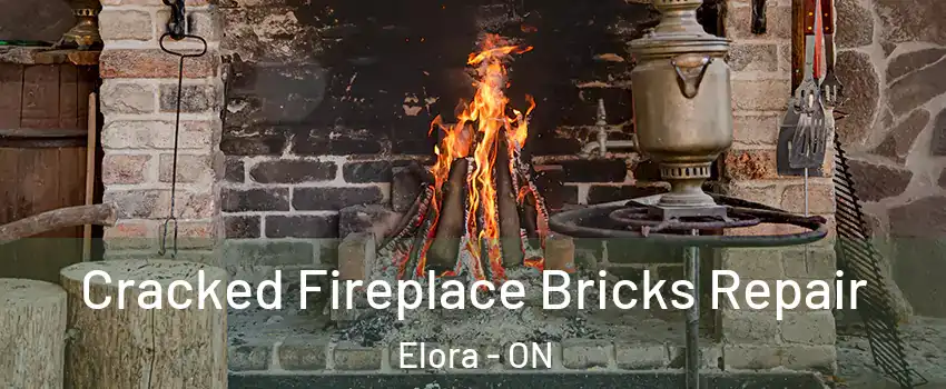  Cracked Fireplace Bricks Repair Elora - ON