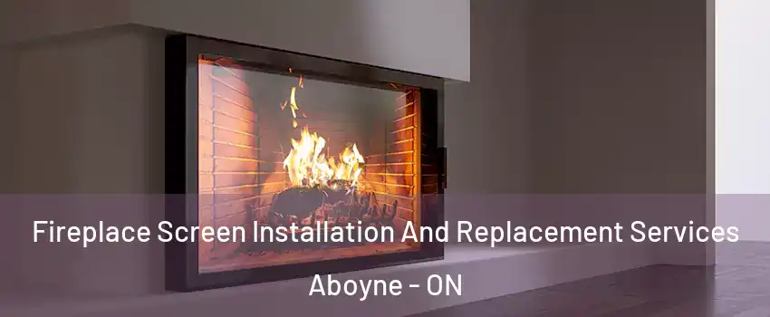  Fireplace Screen Installation And Replacement Services Aboyne - ON