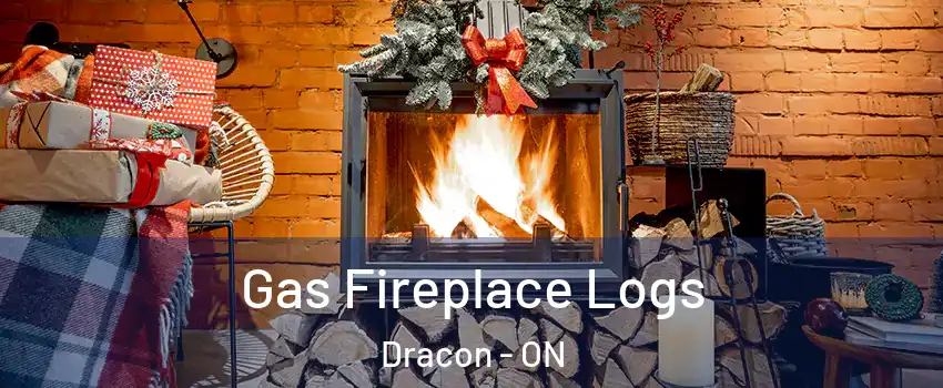  Gas Fireplace Logs Dracon - ON