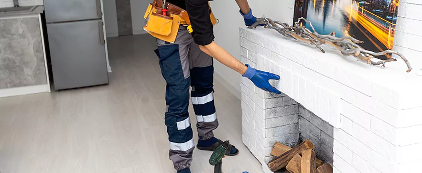 Outdoor Fireplace Restoration in Fergus, Ontario