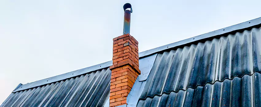Aluminium Chimney Flashing Repair in Fergus, ON