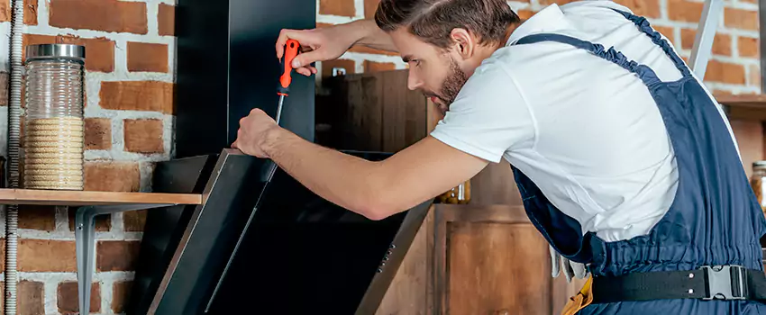 Old Rusted Metal Fireplace Repair And Replacement in Fergus, ON